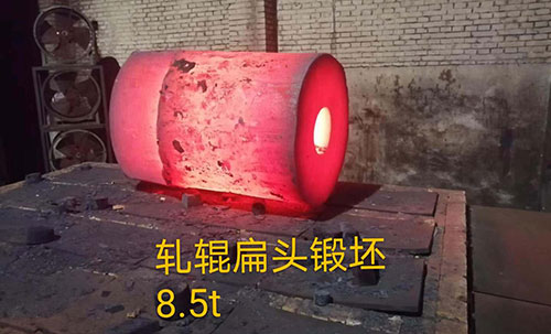 軋輥扁頭鍛坯8.5t